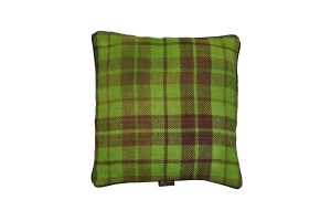 Handwoven Green Striped Kilim Cushion