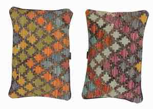 Housse de coussin en kilim fait main