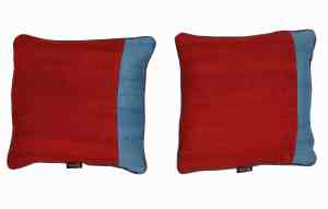 Housse de coussin kilim en blocs de couleur tissée à la main