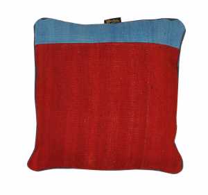 Handwoven Colour Block Kilim Cushion