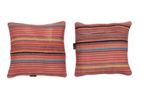 Multicolor Striped Kilim Cushion