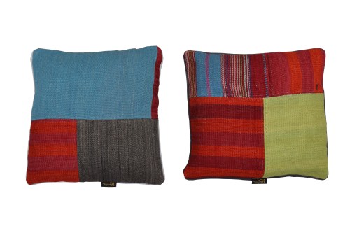 Multicolor Handwoven Cushion Cover