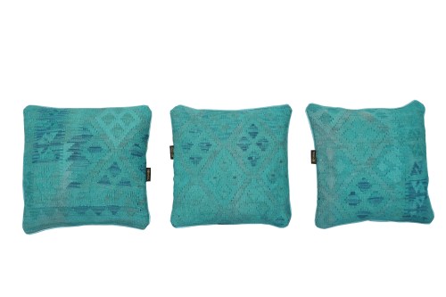Turquoise Kelim Cushion Cover