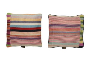 Multicolor Striped Kilim Cushion Cover