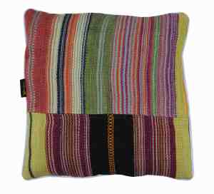 Coussin Kilim Tissé à la Main Multicolore