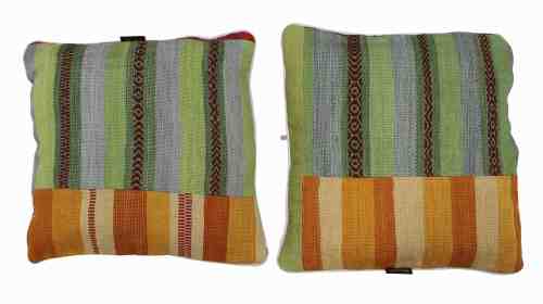 Copricuscino in Kilim intrecciato a mano