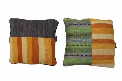 Handgewebte Kilim-Kissenabdeckung