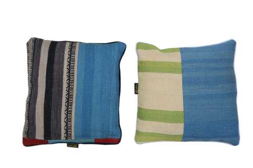 Housse de Coussin en Kilim Tissée à la Main