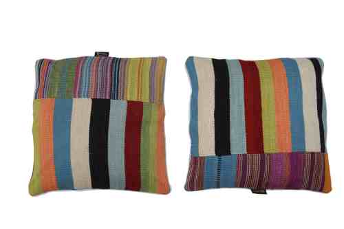 Housse de Coussin Kilim Tissée à la Main