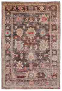 Afghan ull Art Deco matta | Geometrisk matta