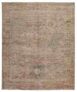 15352-301x254cm Mjuk Art Deco handknuten matta
