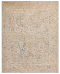 Tapis en Laine Fait Main Art Déco Authentique