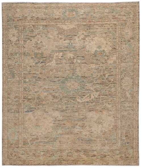 Magnifique tapis Art Déco noué à la main