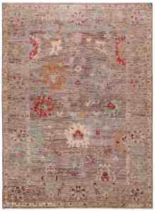 Tapis de zone Art Déco géométrique fait main