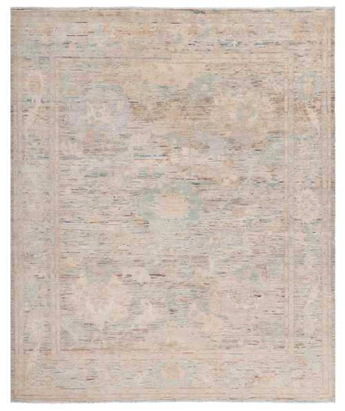17277-293x249cm Éblouissant Tapis Art Déco Noué à la Main