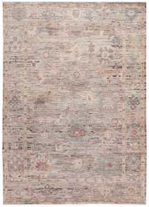 Luxury Afghan Art Deco Hand Knotted Wool Carpet