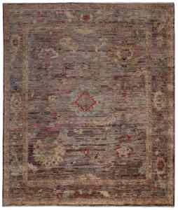 19539-298x249cm Alfombra hecha a mano Art Deco excepcional