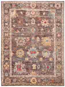 2256-345x255cm1 Tapis en laine Art Déco afghan fait main de première qualité
