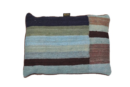 Äkta Afghan Kelim Lumbar Kuddfodral