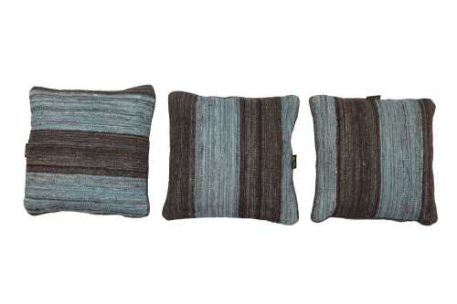 MG-201-45x45 Housse de coussin Kelim tissée à la main | Laine authentique