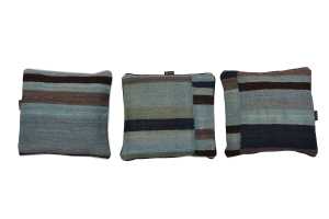 MG-206-45x45 Cojín moderno afgano de kilim | Funda de lana