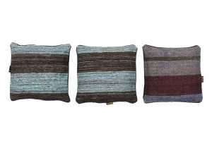 MG-210-45x45 Housse de coussin en Kelim tissée à la main | Laine d'Afghanistan