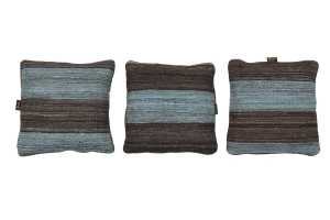 Couvre-coussin en laine afghane Kelim tissé à la main