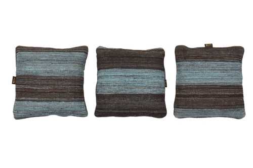 MG-213-45x45 Couvre-coussin en laine afghane Kelim tissé à la main