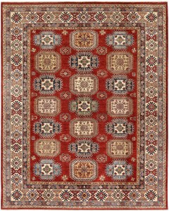 Handmade Afghan Super Kazak Heritage Rug