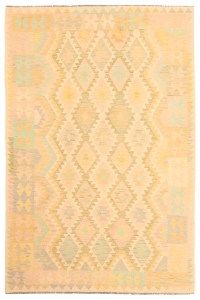 19587-293x192 cm Exclusive Handwoven Traditional Ghazni Wool Kelim Rug