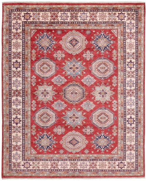 2253-301x248cm1 Tapis Premium Super Kazak Afghan fait main