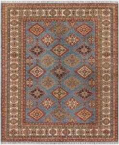 25-256x316cm (1) Tapis fait main Afghan Super Kazak