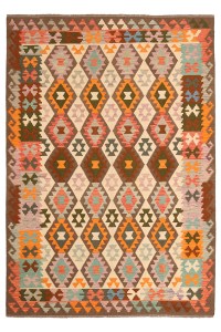 Håndlavet Traditionel Tribal Geometrisk Fladmåtte