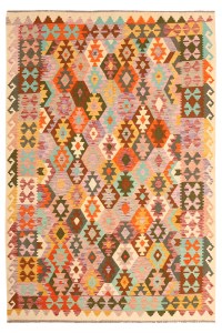 Stunning Handwoven Traditional Ghazni wool kilim Rug