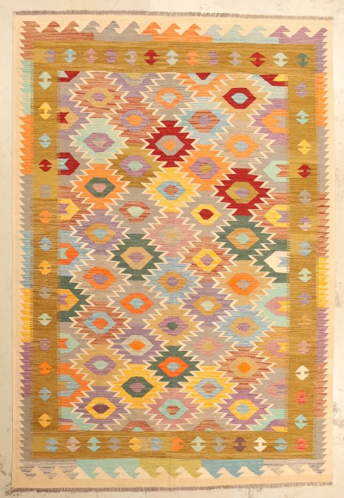 Authentic Afghan Handwoven Traditional Kilim Rug