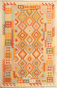 Stunning Handwoven Traditional Ghazni wool kilim Rug