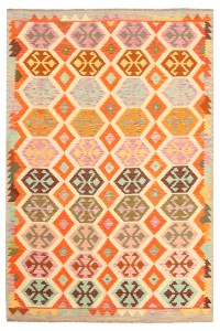 Afghan Oriental wool carpet Handmade Kelim Rug