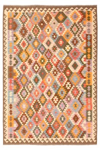 Handmade Afghan Traditional Kelim Wool Rug
