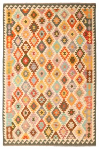 Authentiek Traditioneel Tribaal Handgemaakt Wol Kilim Tapijt