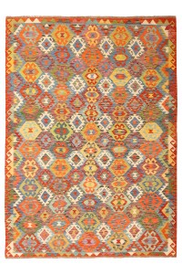 Afghan Oriental wool carpet Handmade Kelim Rug