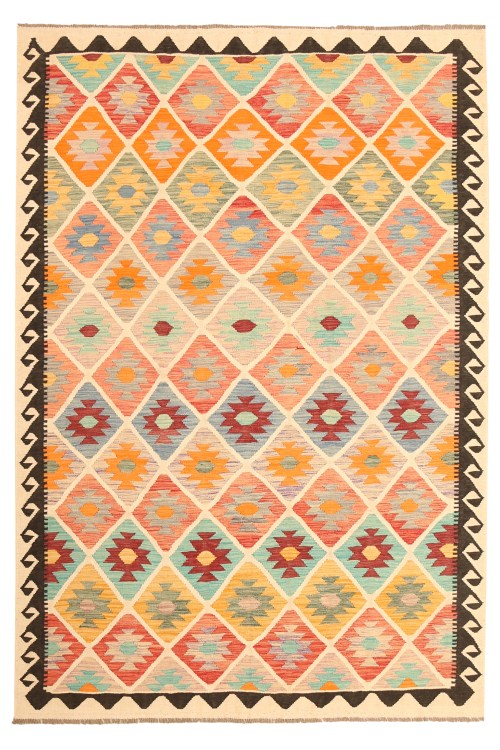 Authentic Afghan Handwoven Traditional Kilim Rug