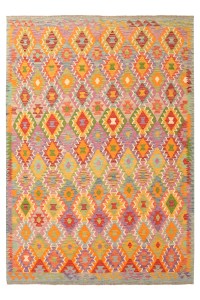 Authentiek Traditioneel Tribaal Handgemaakt Wol Kilim Tapijt