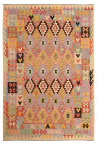 Stunning Handwoven Traditional Ghazni wool kilim Rug