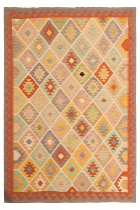 Stunning Handwoven Traditional Ghazni wool kilim Rug