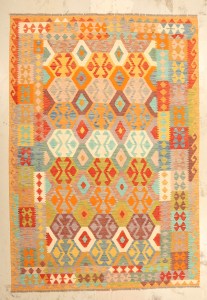 Original Handmade Afghan Tribal wool kilim Rug