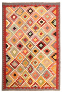 Handmade Afghan Traditional Kelim Wool Rug