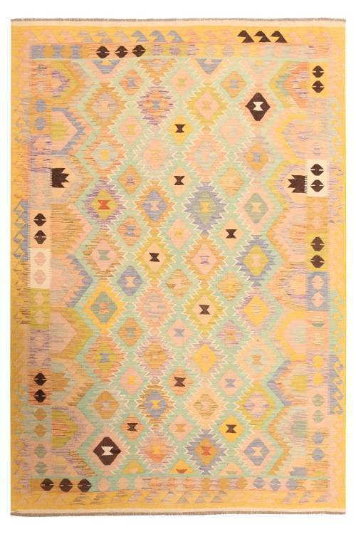 Original Handmade Afghan Tribal wool kilim Rug