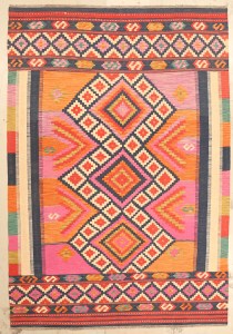 Handgemaakte Traditionele Tribale Geometrische Vloerkleed