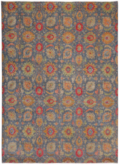Hand-Knotted Afghan Gulamad Traditional Rug