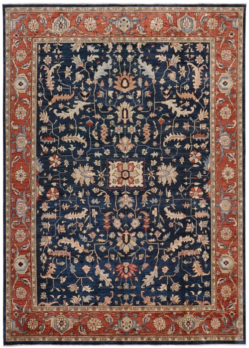 Hand-Knotted Afghan Lopak Rug